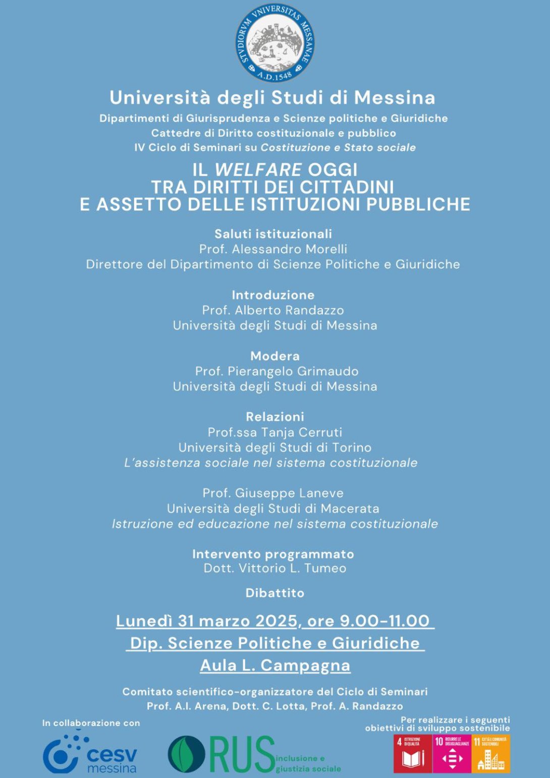 Il welfare oggi. Tra diritti dei cittadini e assetto delle istituzioni pubbliche